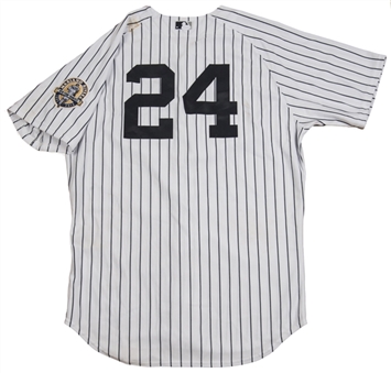 2013 Robinson Cano Game Used NY Yankees Pinstripe Home Jersey (MLB Auth/Steiner LOA)